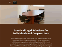 Tablet Screenshot of holtmeyerlaw.com